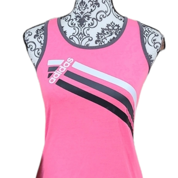 Adidas 3 Stripe Racerback Tank - Picture 3 of 8